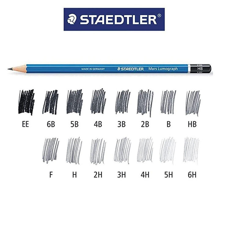 Picture of SP150 STAEDTLER MARS LUMOGRAPH DRAWING PENCILS